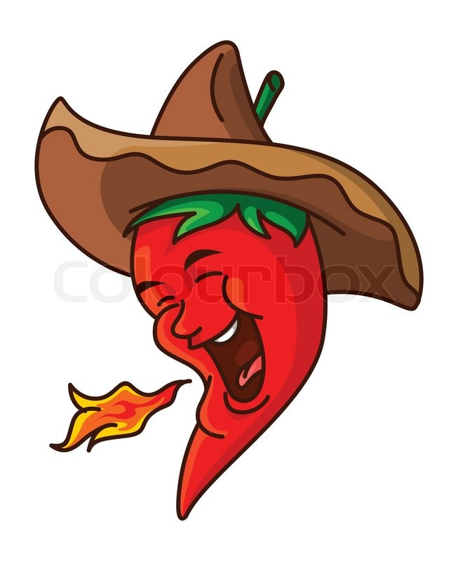 Red Hot Chilly Stock Vector Colourbox
