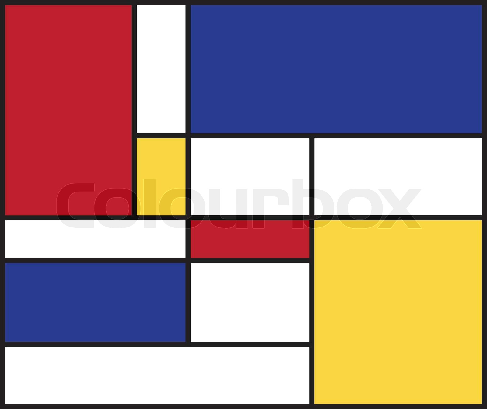 Colourful Rectangles Background | Stock vector | Colourbox