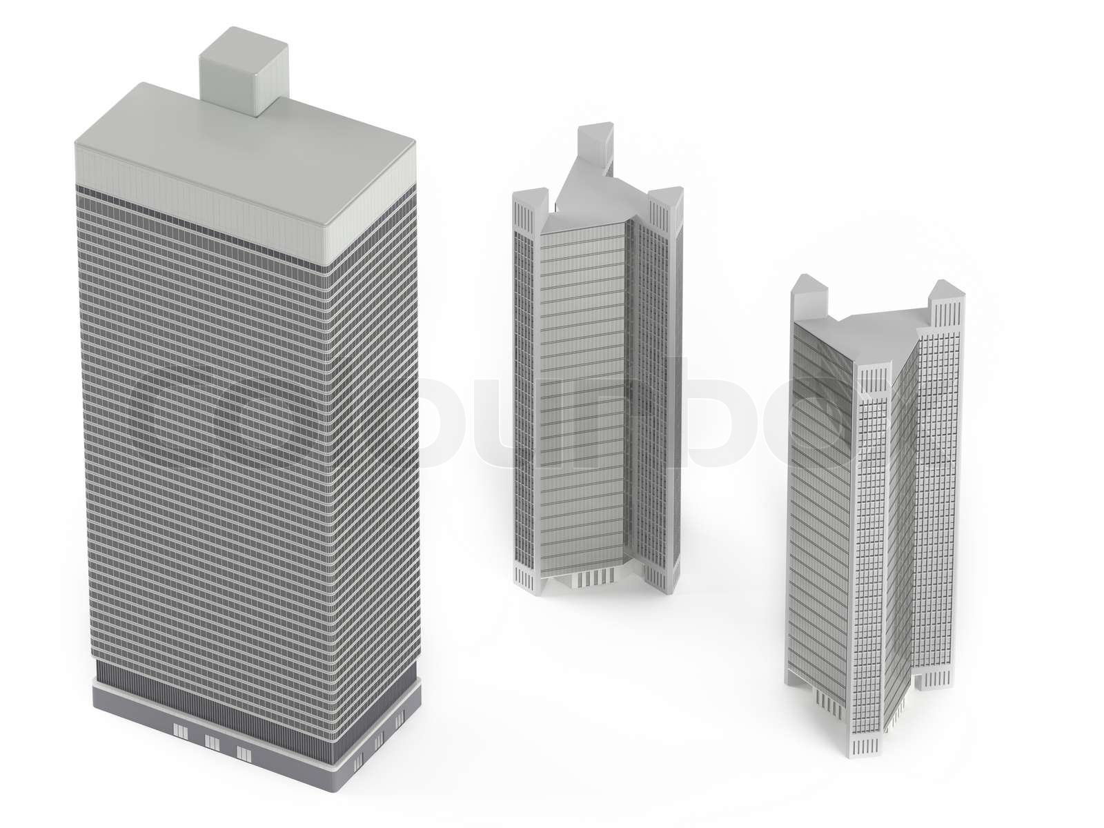 Skyscraper isolated | Stock image | Colourbox