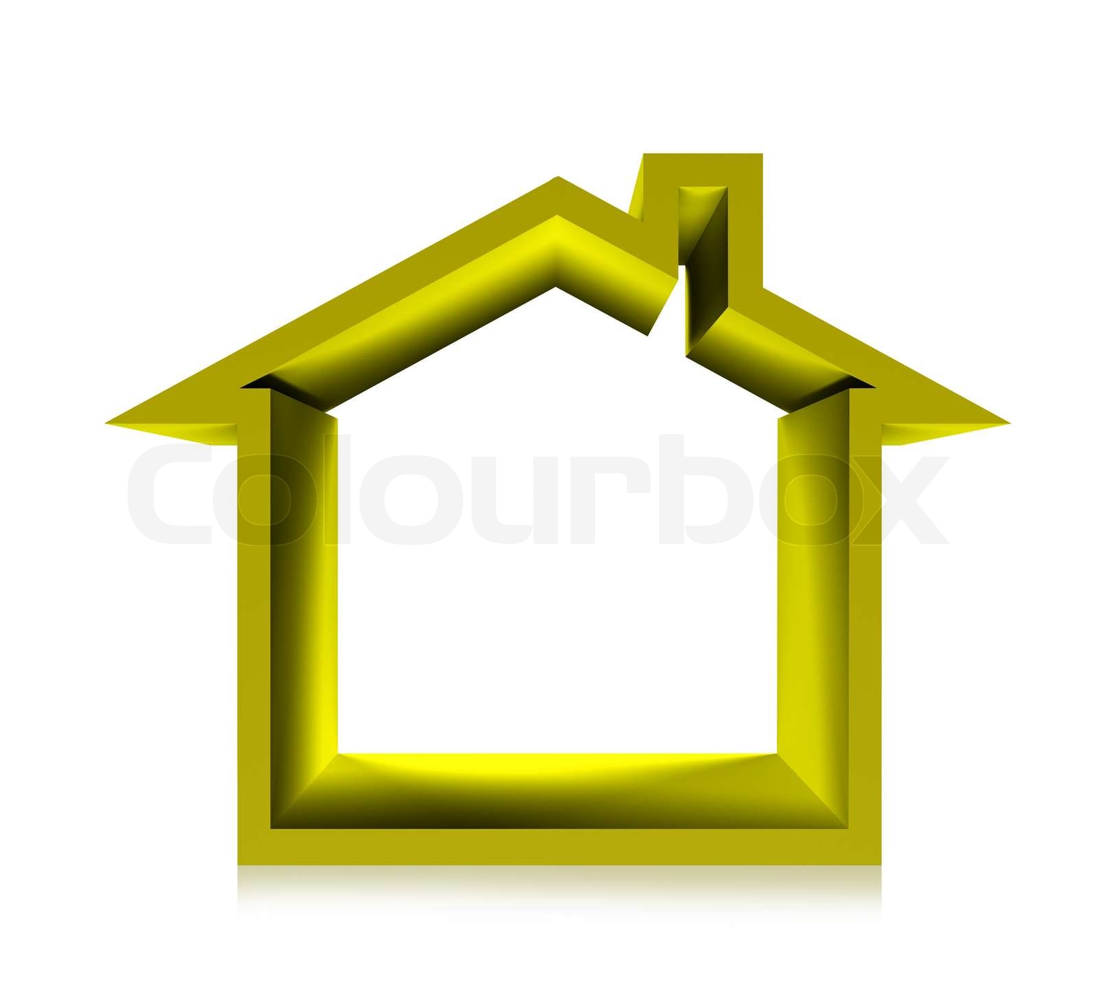 gold house Stock image Colourbox