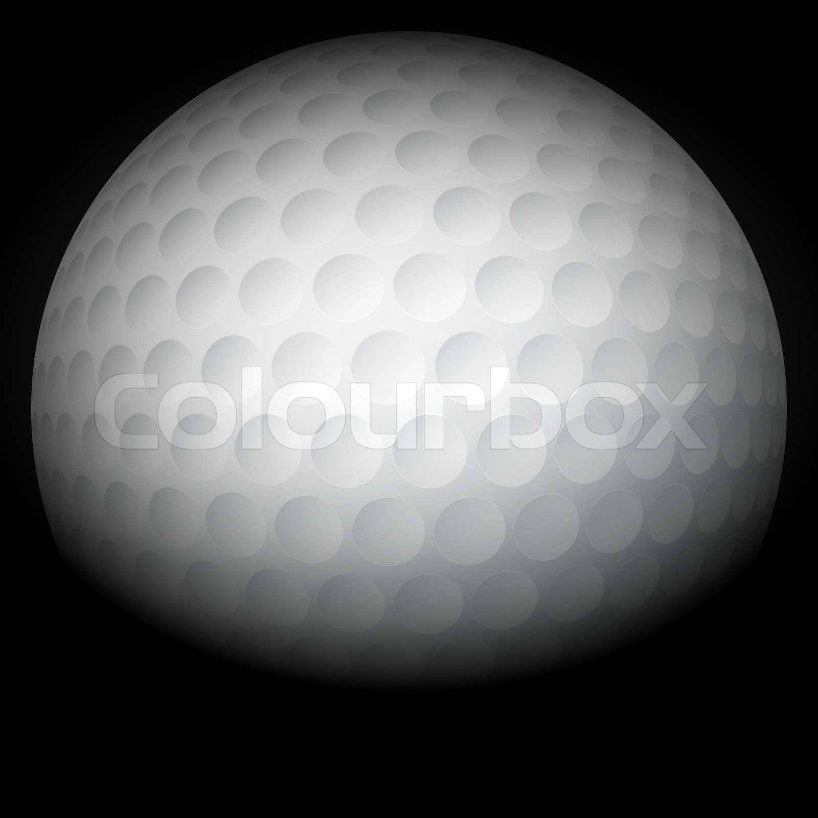 Background of traditional golf ball. | Stock image | Colourbox