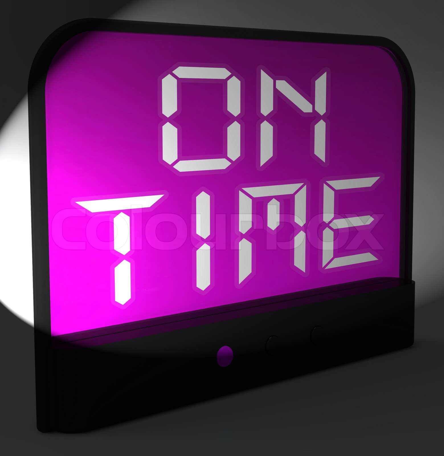on-time-digital-clock-means-punctual-and-not-late-stock-image-colourbox
