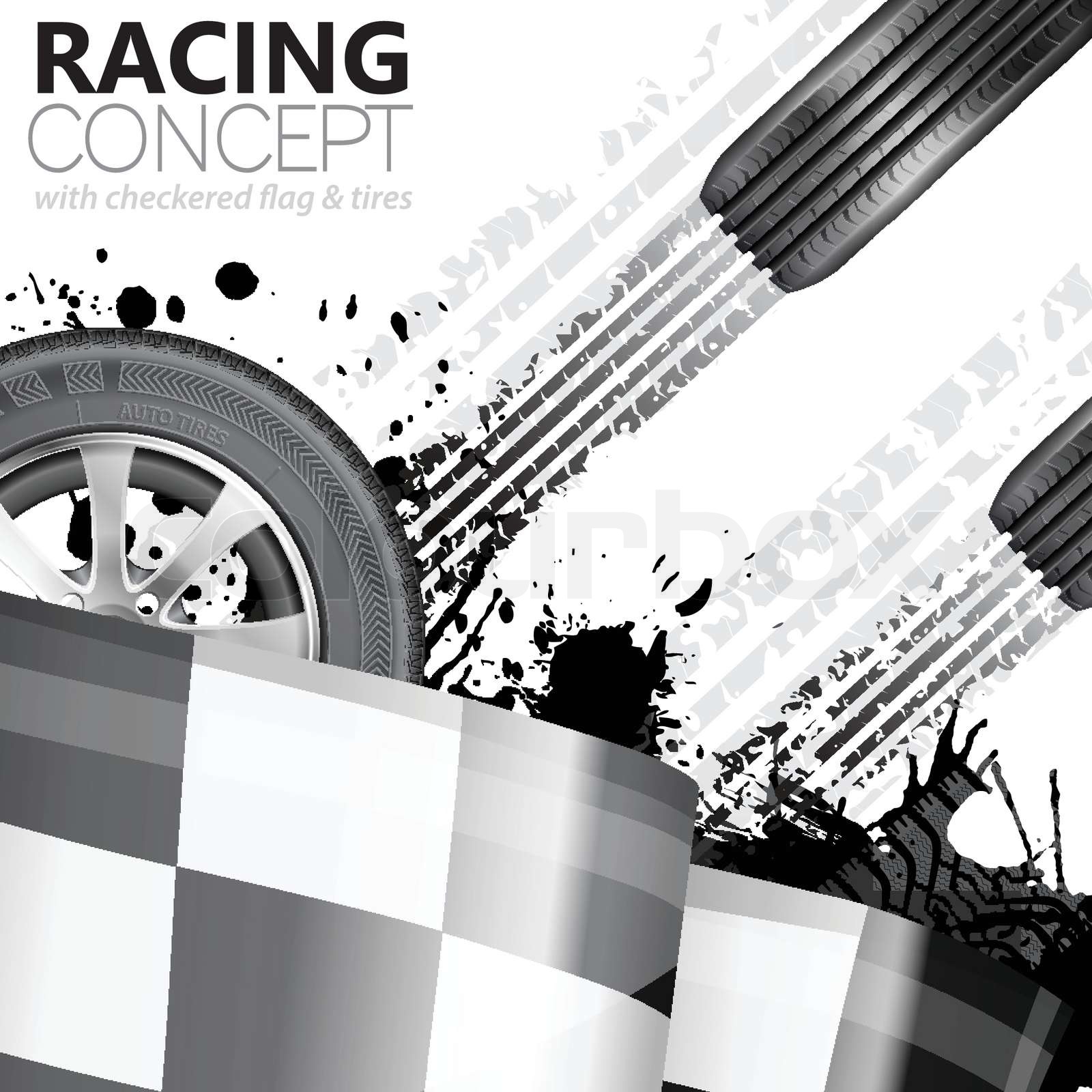 Racing | Stock vector | Colourbox