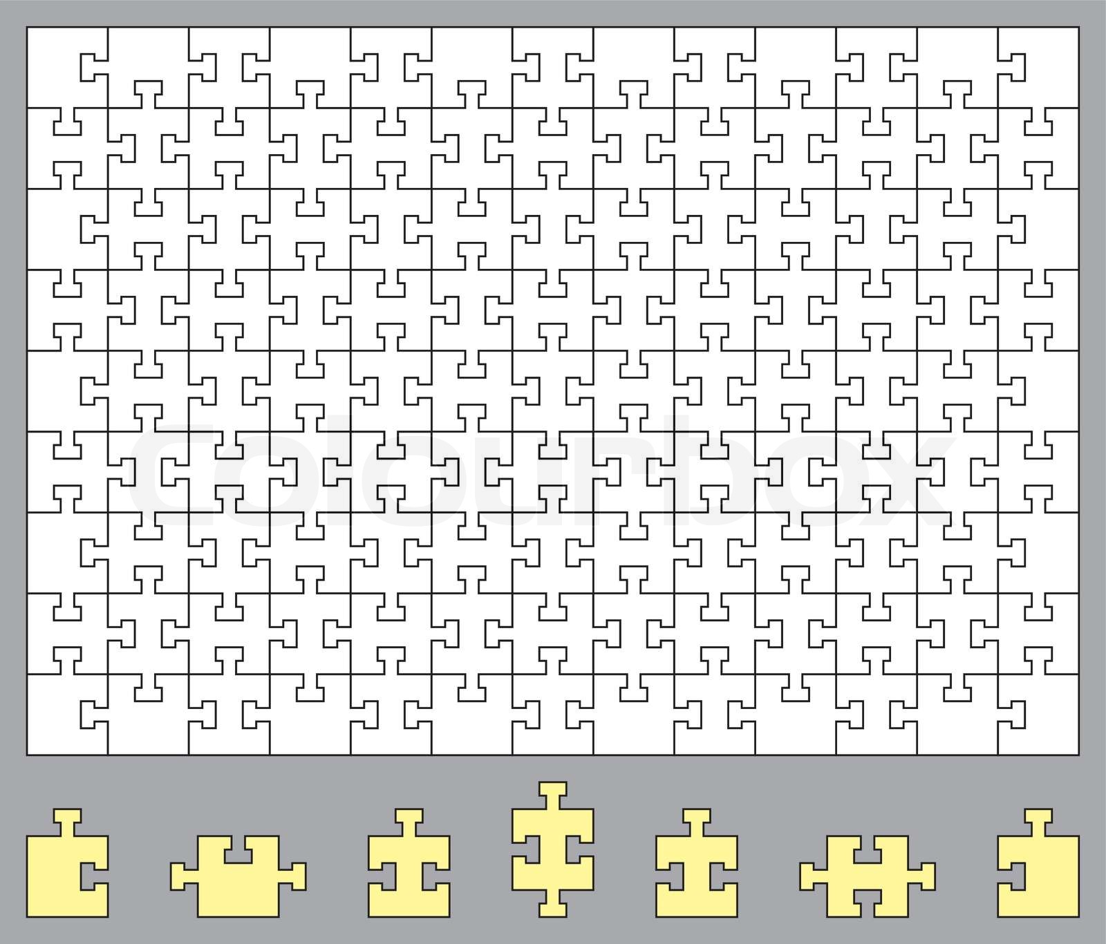 JigSaw puzzle | Stock vector | Colourbox