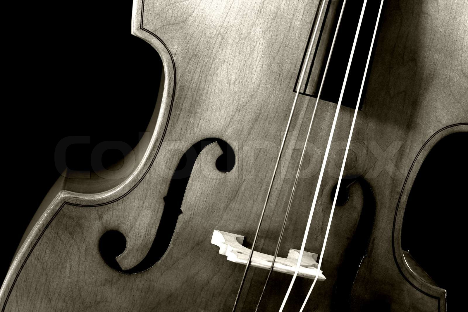 musikalsk, instrument, bas | Stock foto | Colourbox