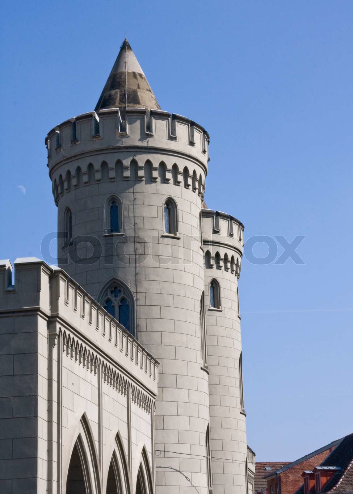 Medieval tower in Germany Stock image Colourbox