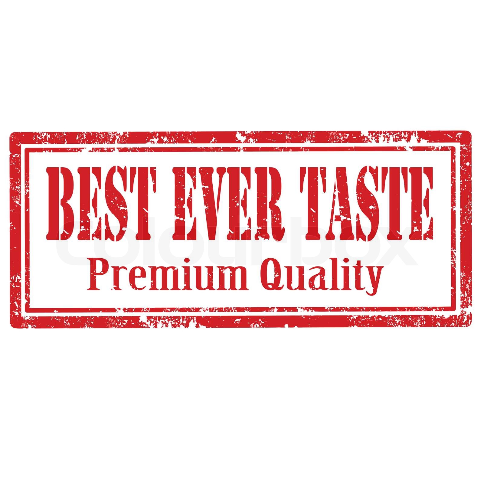 Best Ever Taste-stamp | Stock vector | Colourbox