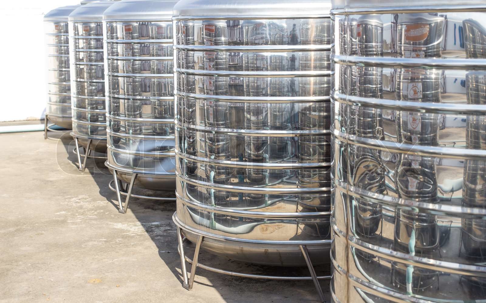 Water tank Stock image Colourbox