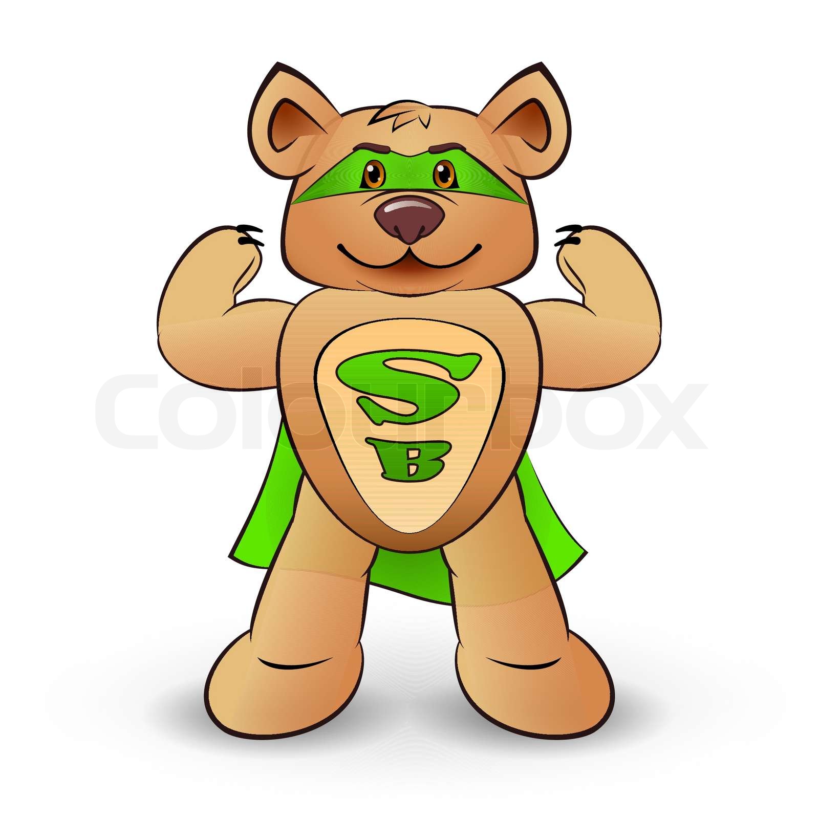 Super Bär | Stock-Vektor | Colourbox