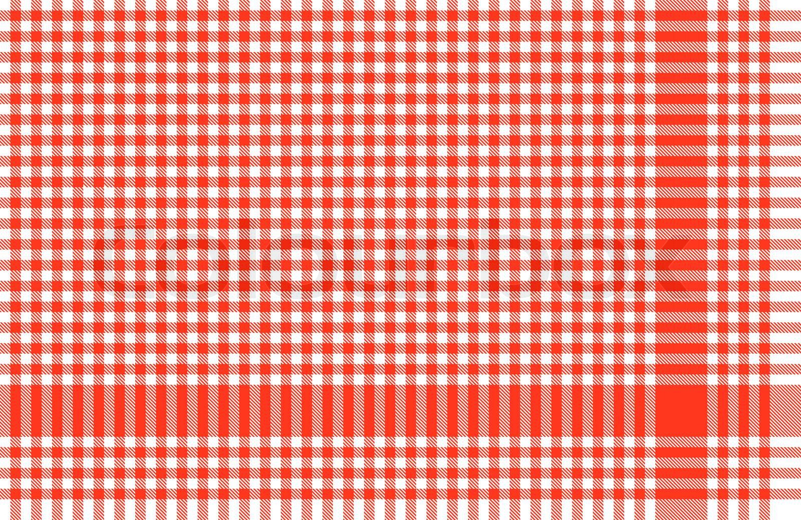 Checkered tablecloths pattern red | Stock vector | Colourbox