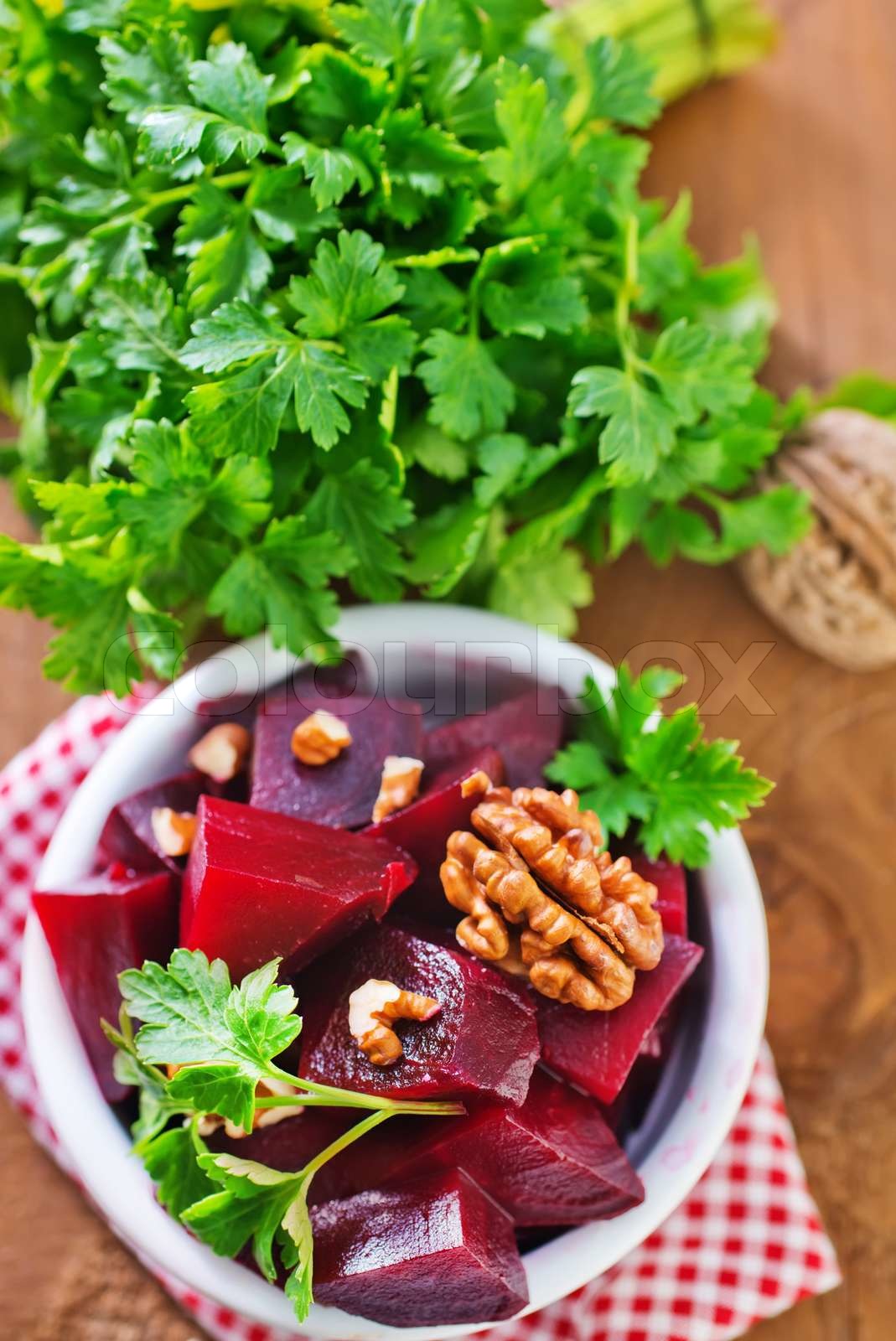 boiled beet Stock image Colourbox