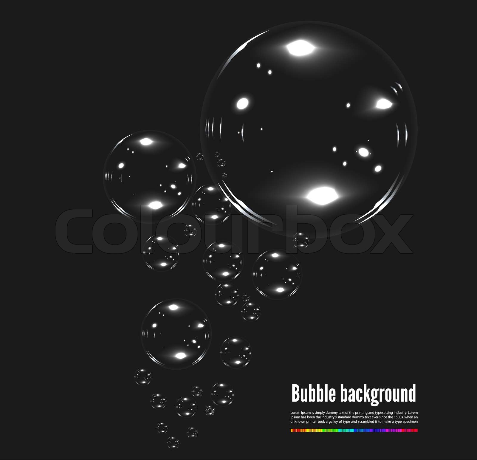 Bubble soap Stock image Colourbox