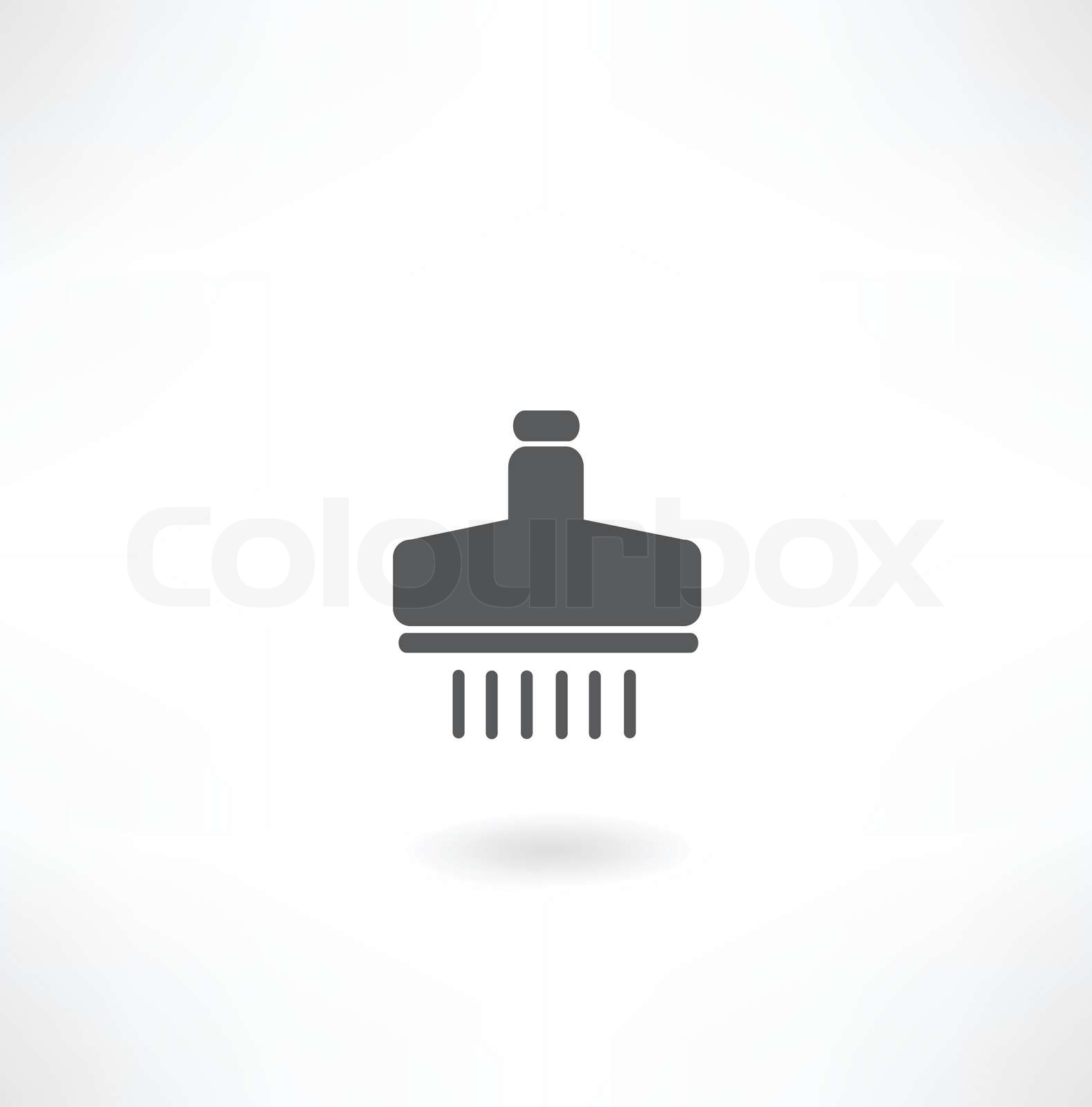 Dusche-Symbol | Stock-Vektor | Colourbox