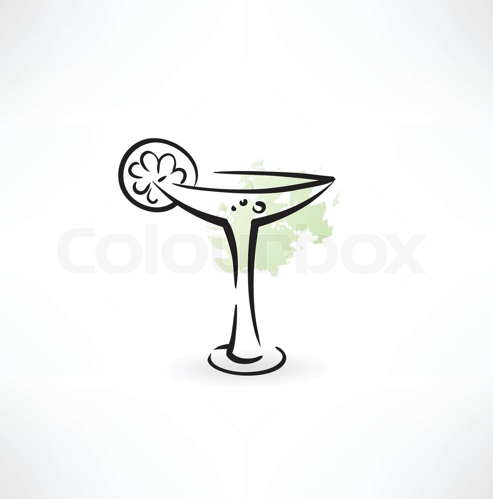 Cocktail-Symbol | Stock-Vektor | Colourbox