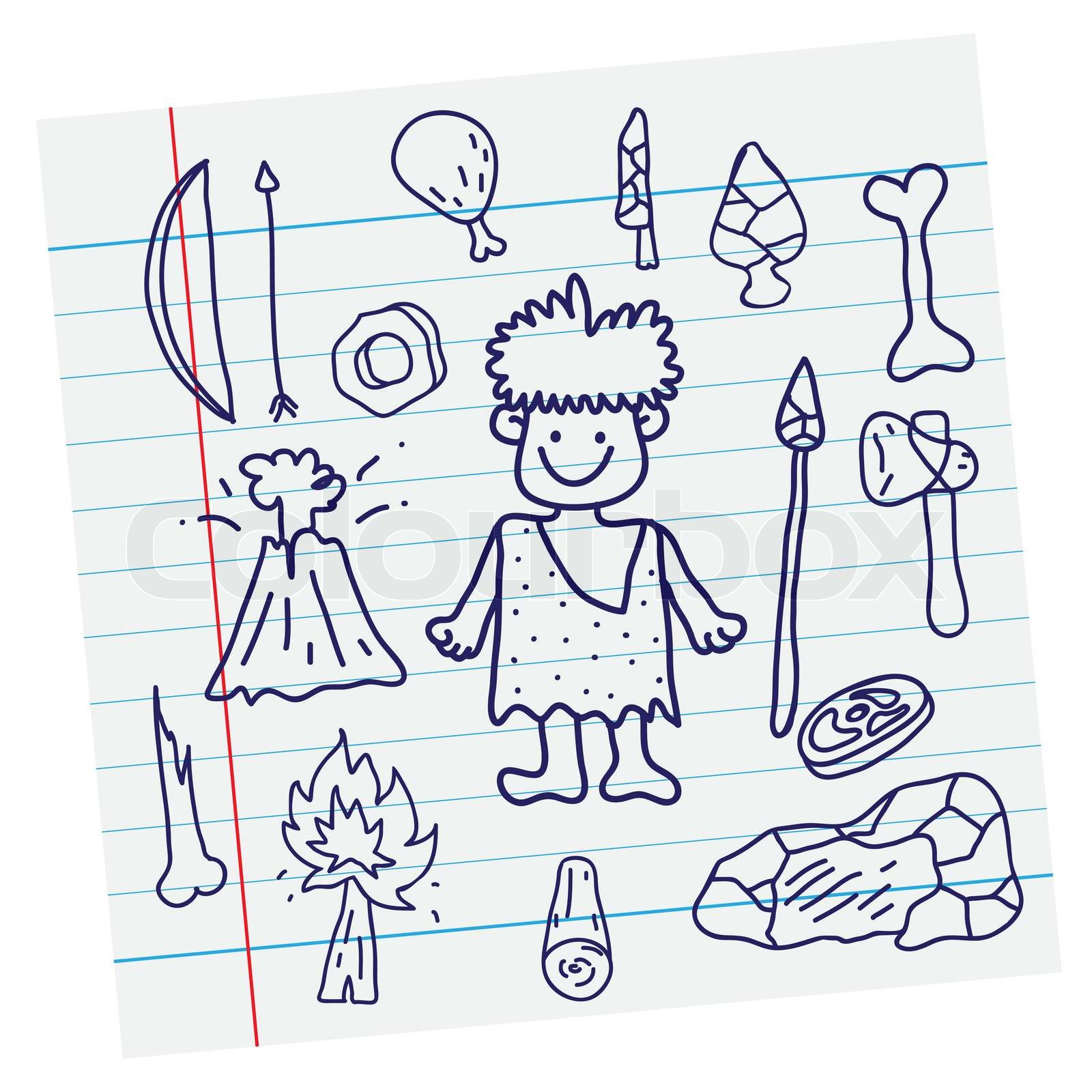 Deckblätter Steinzeit: Ausmalbilder für Groß und Klein – Kostenlos & Kreativ!