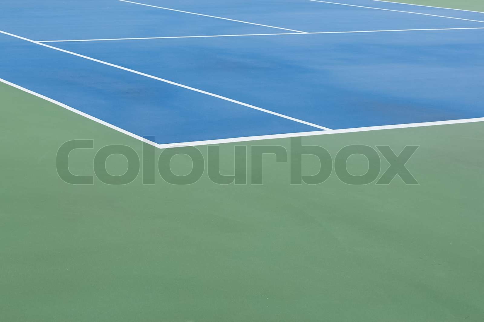 Tennis Court, Closeup Stock image Colourbox
