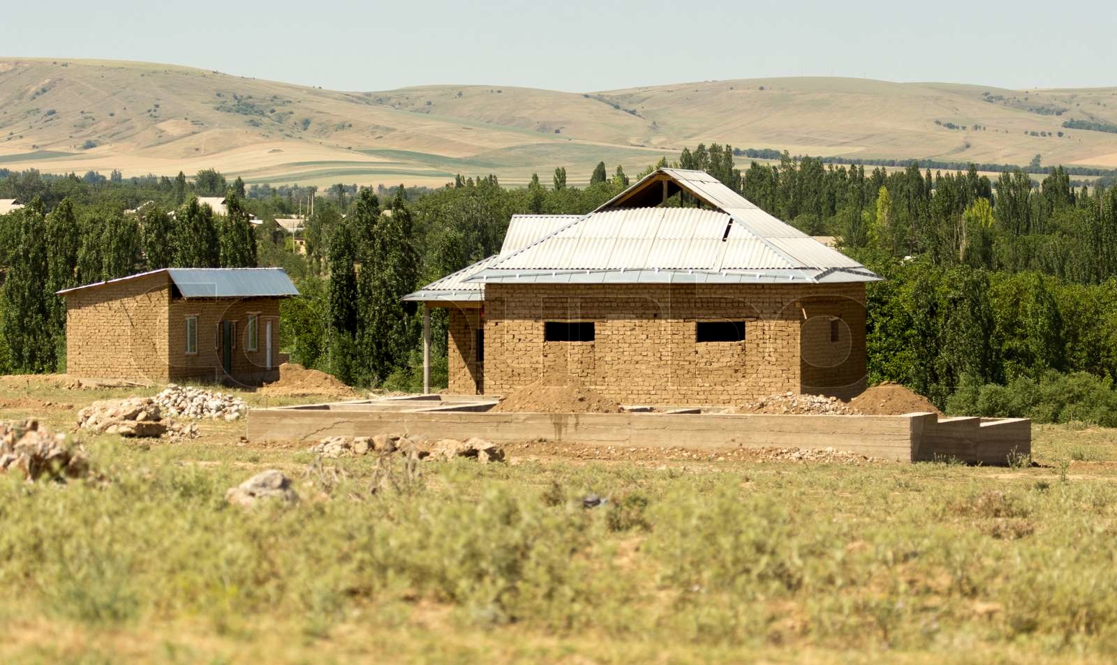 house in Kazakhstan Stock image Colourbox