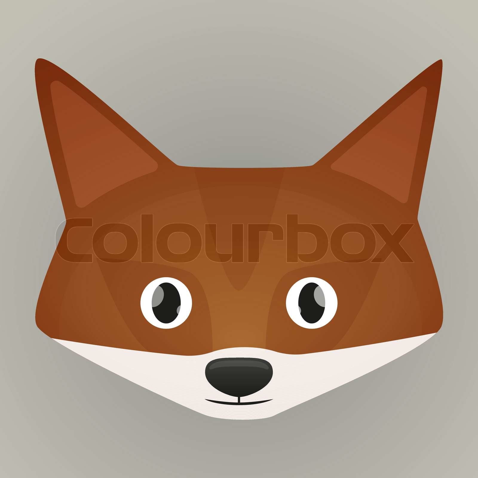 Fox avatar | Stock vector | Colourbox
