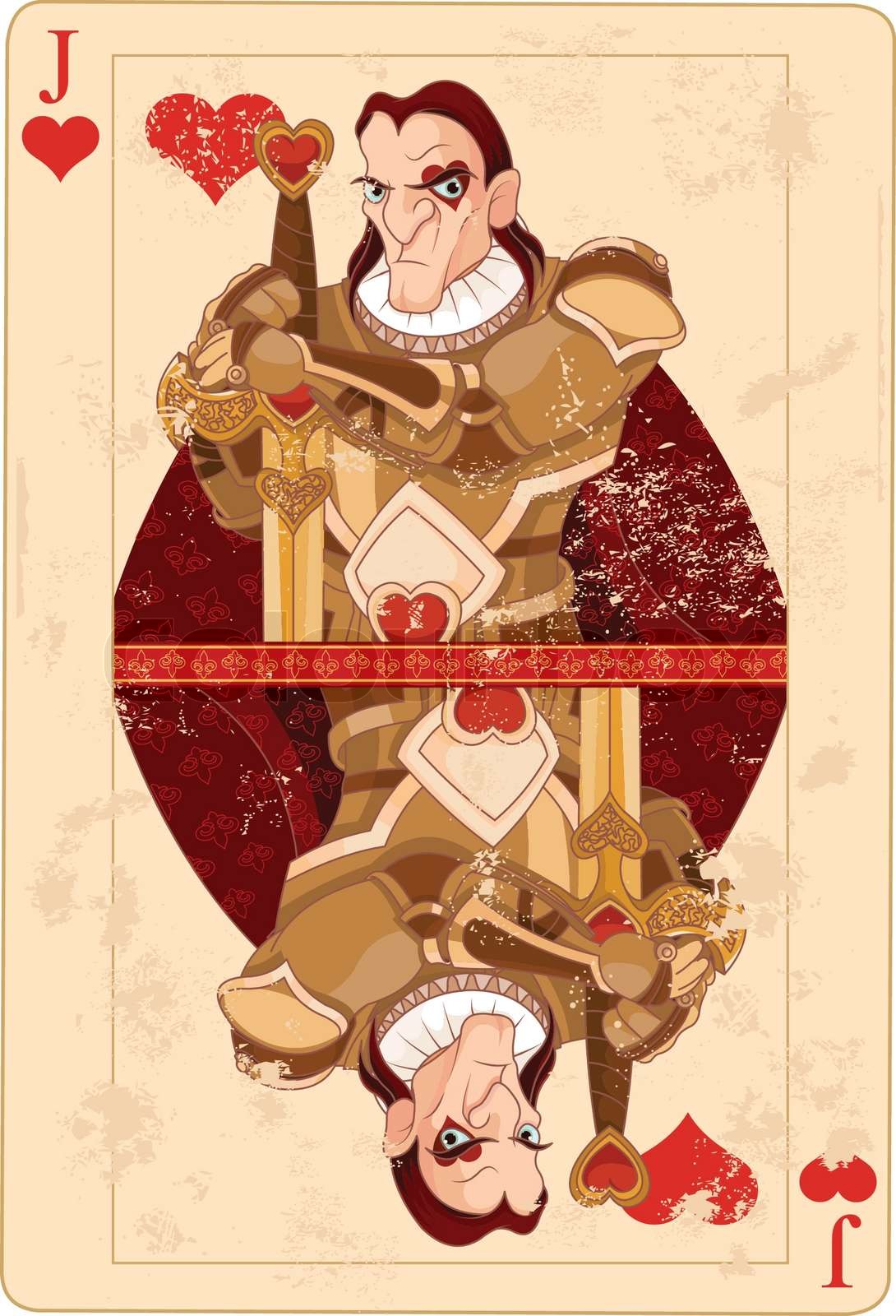 Jack of hearts | Stock vector | Colourbox