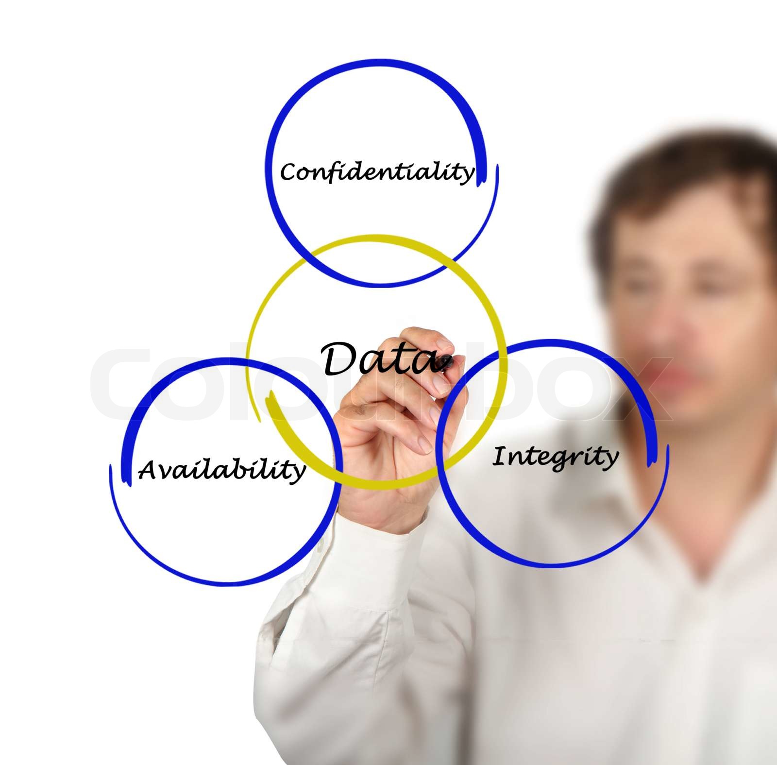 Principles Of Data Management Stock Image Colourbox