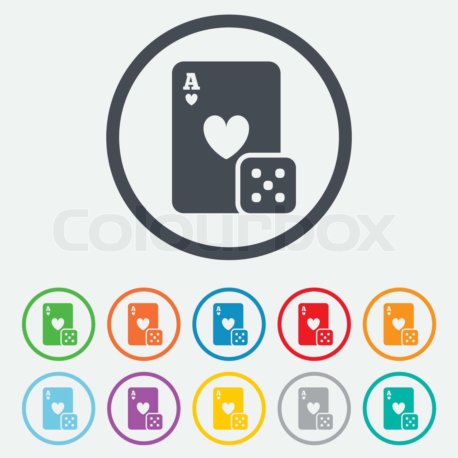 quadrat, karte, set | Stock-Vektor | Colourbox