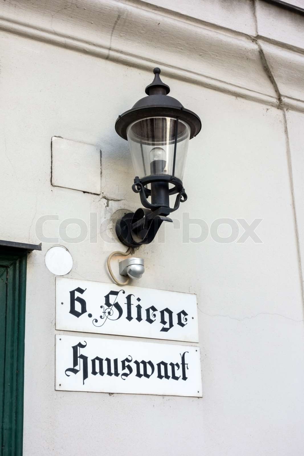 caretaker and janitor Stock image Colourbox