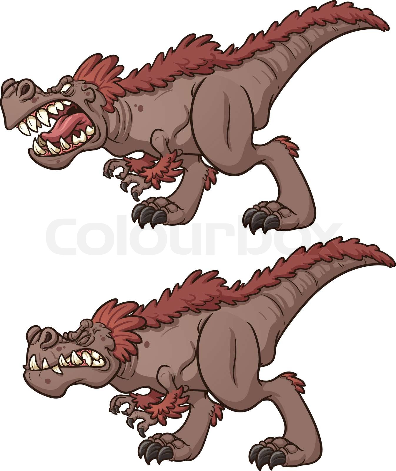Tyrannosaurus Rex Stock Vector Colourbox