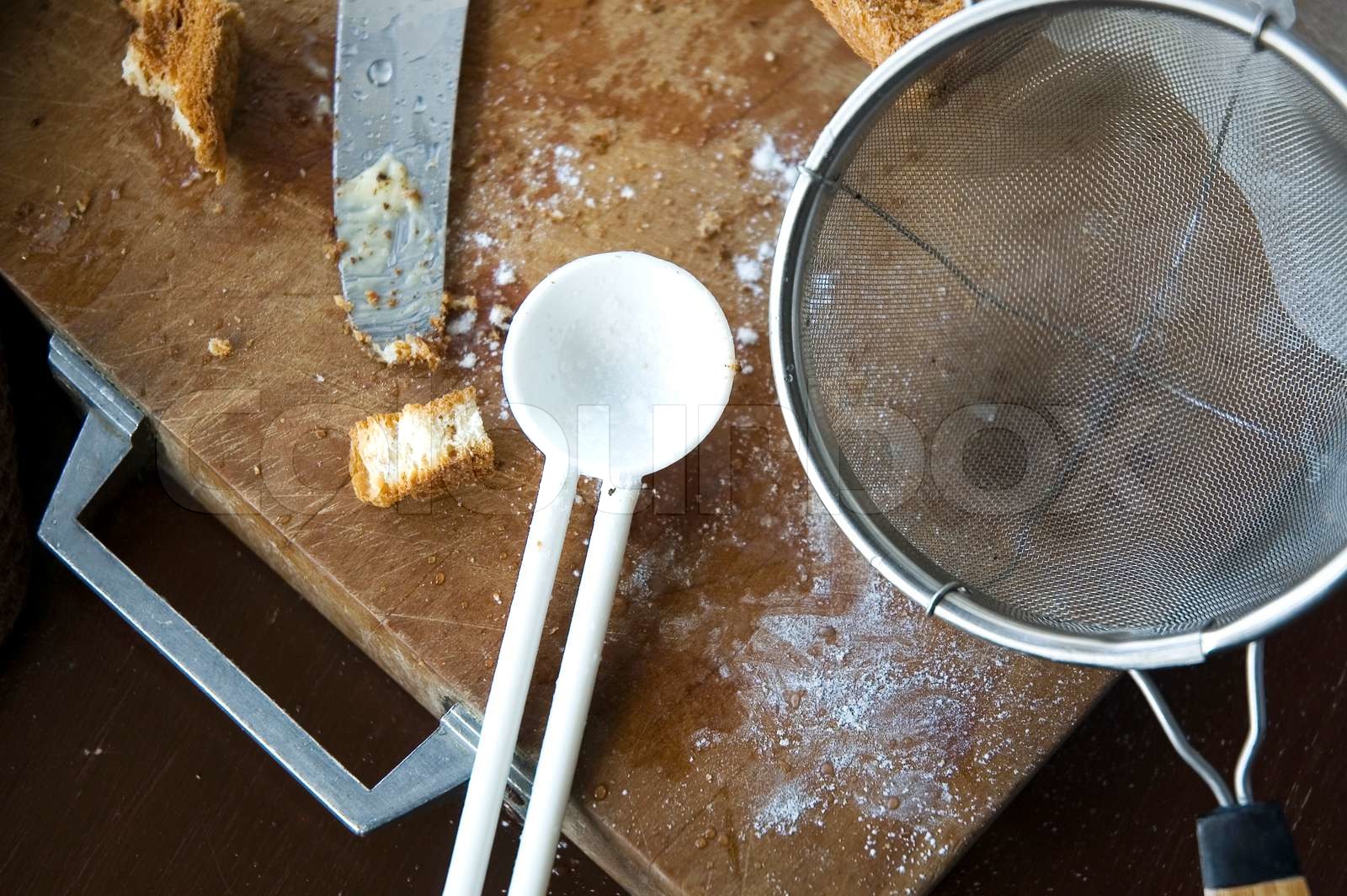 messy cooking | Stock image | Colourbox