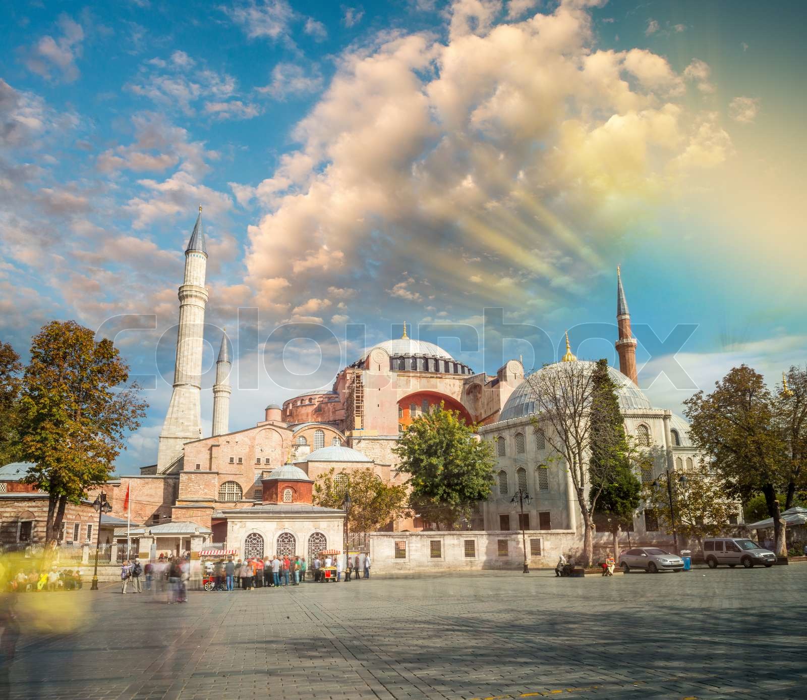 Beautiful Hagia Sophia Museum Aerial View | Stock image | Colourbox