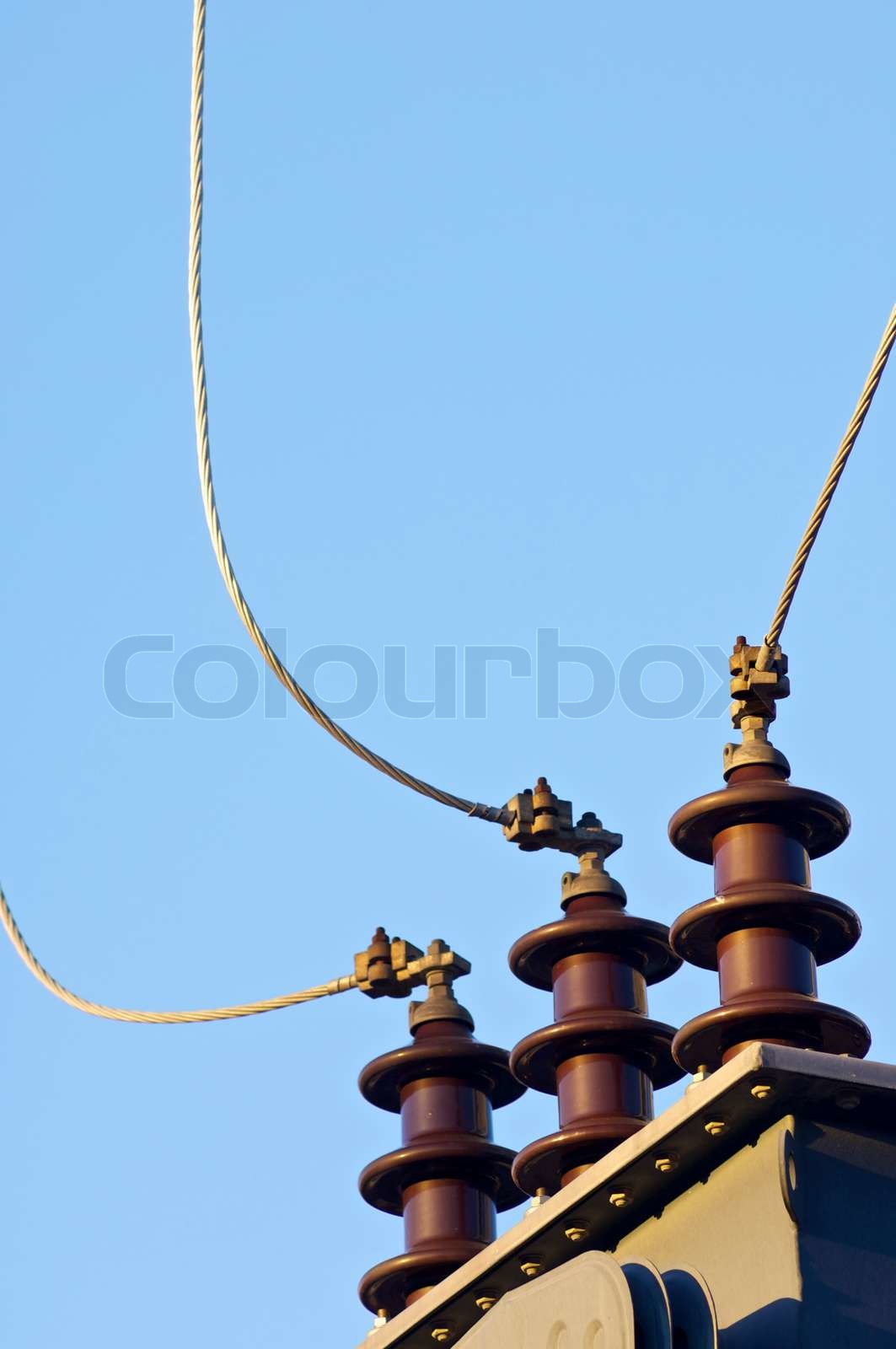 power transformer Stock image Colourbox