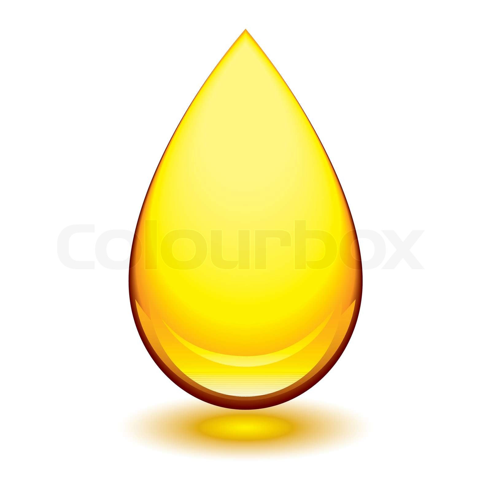Golden amber icon with tear droplet shape and shadow glow | Stock ...