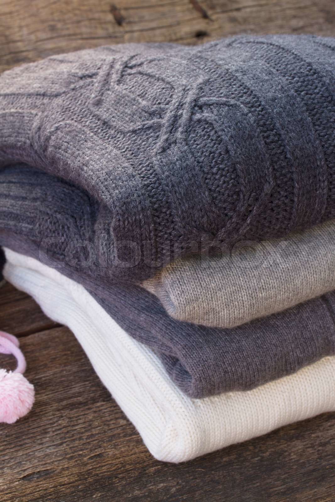 woolen clothes | Stock image | Colourbox