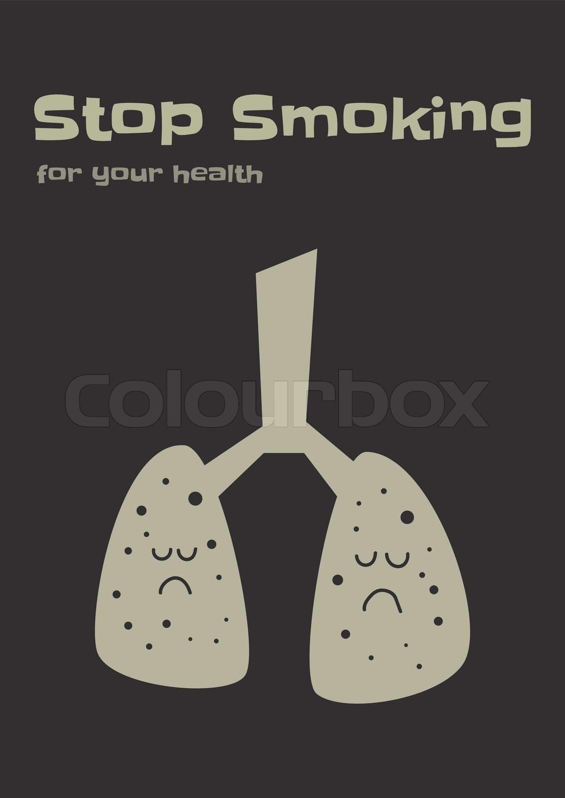 Stop Smoking Stock Vector Colourbox