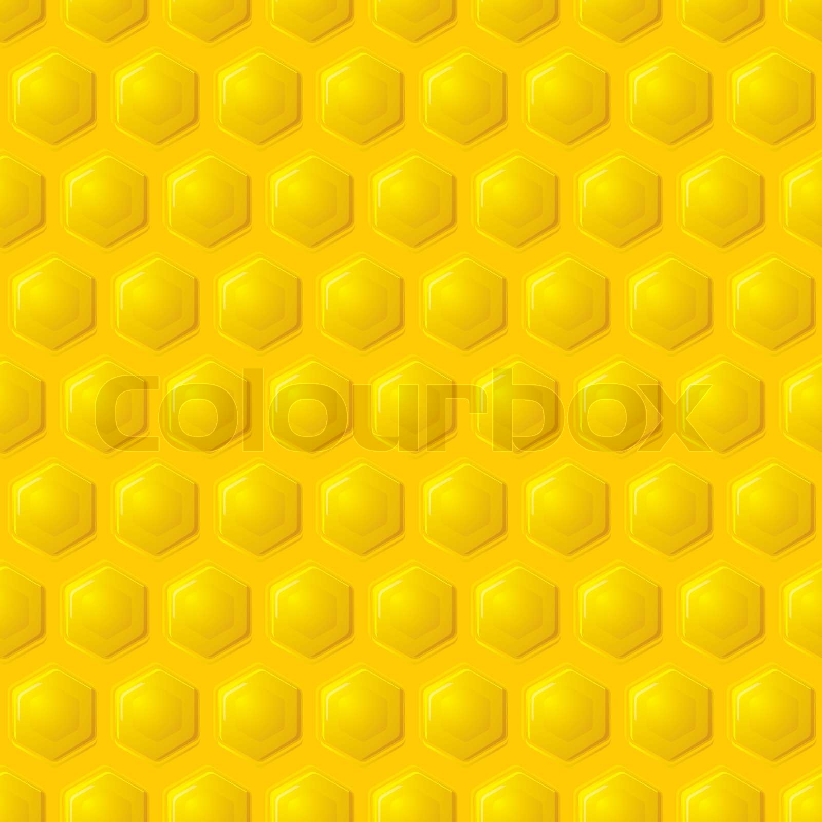 Golden Honeycomb Seamless Wallpaper Pattern Design Concept Stock Golden Honeycomb Seamless Wallpaper Pattern Design Concept Stock