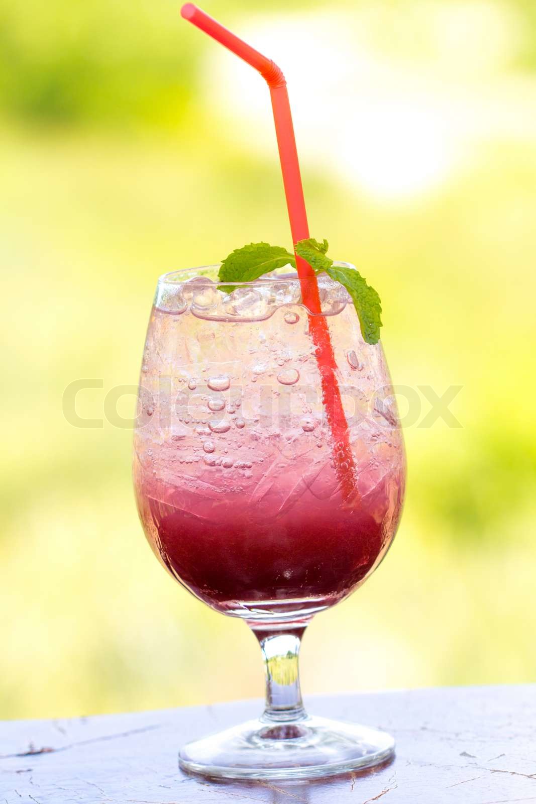 Grape Soda Stock Image Colourbox