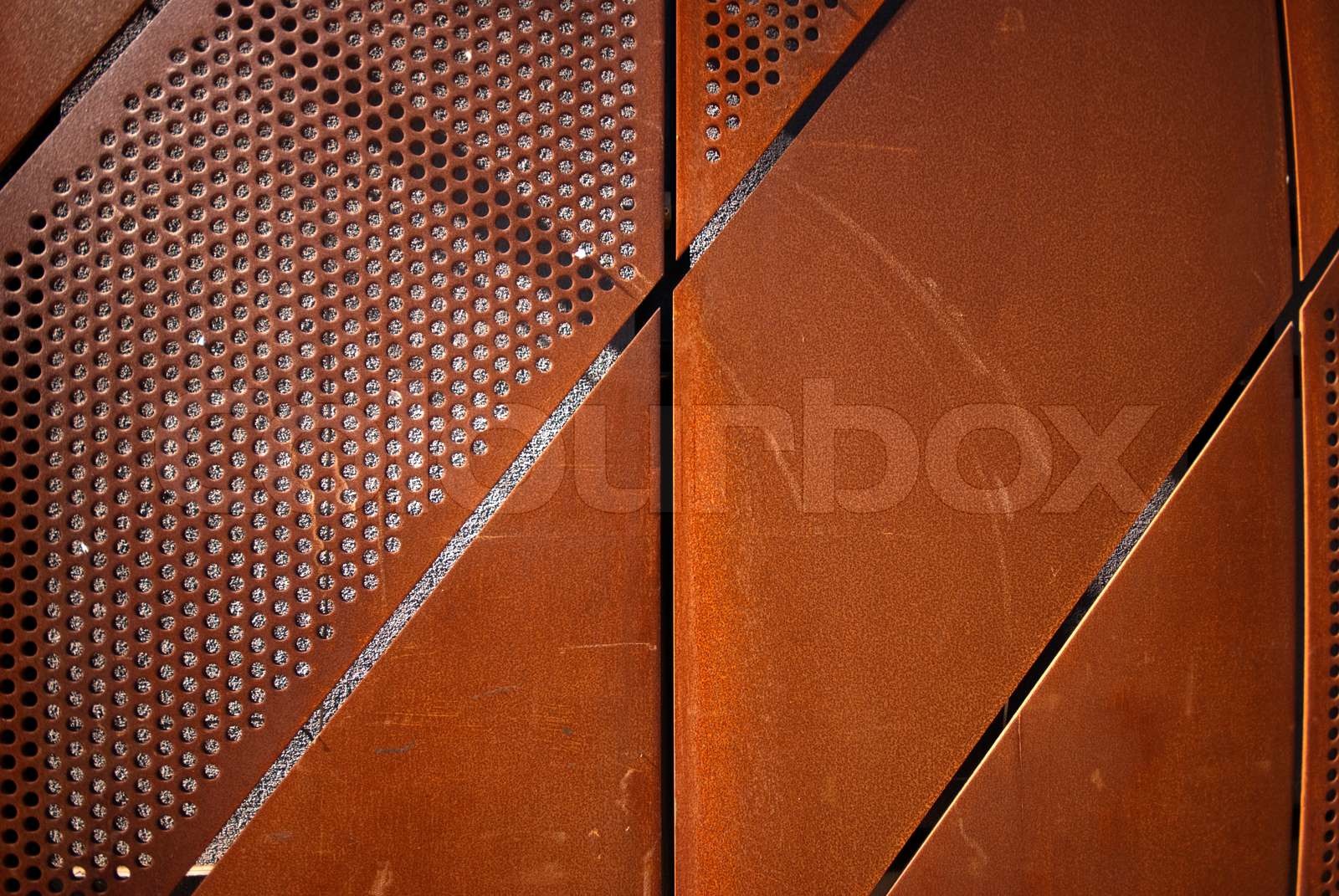 Rusty facade closeup. | Stock image | Colourbox