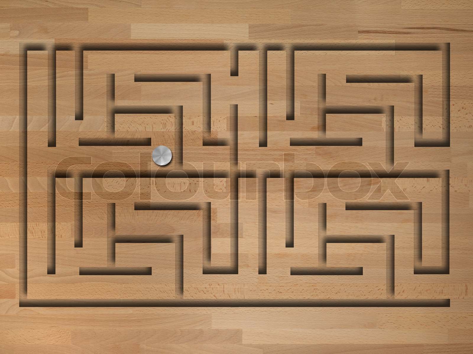 Maze Stock Image Colourbox