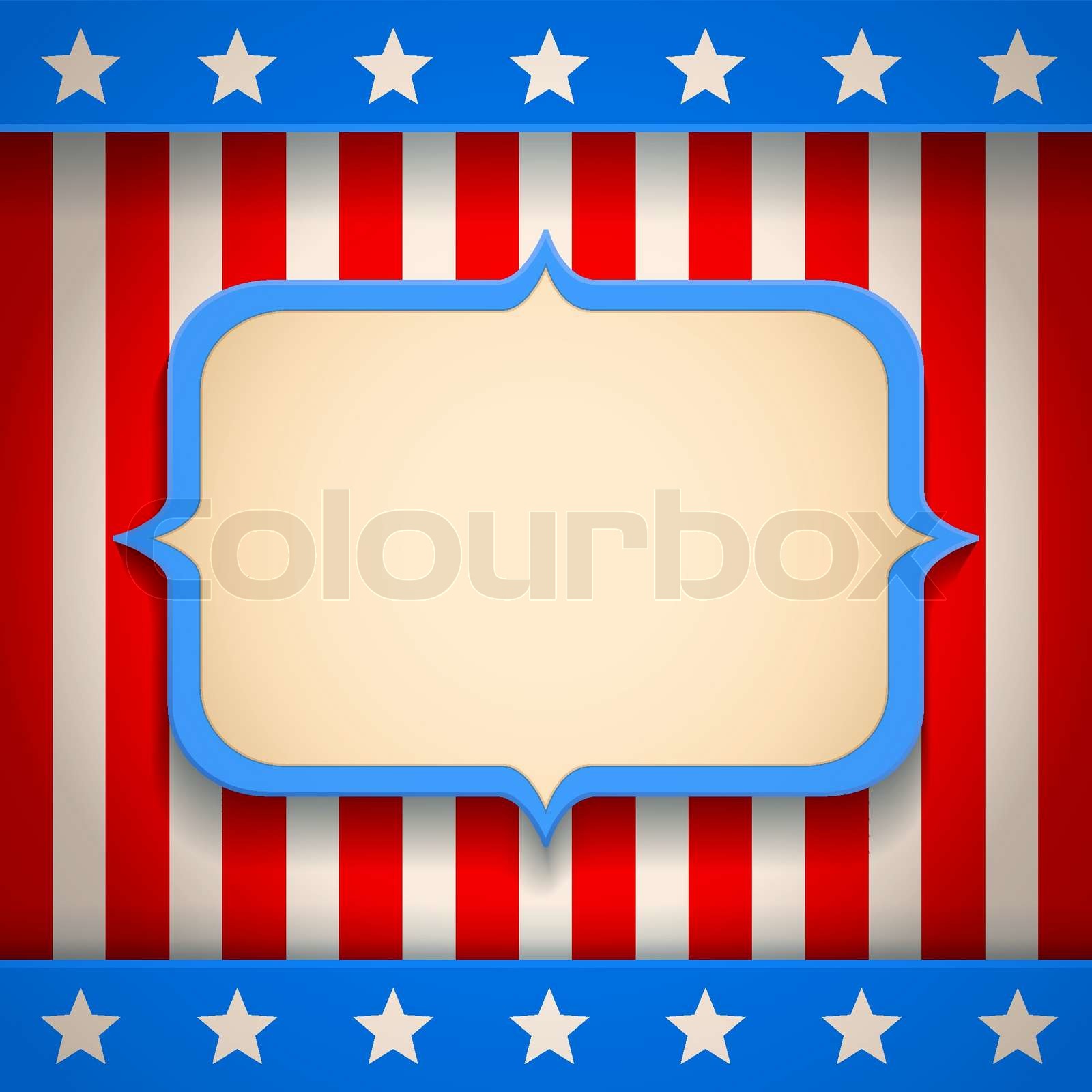 American banner | Stock vector | Colourbox
