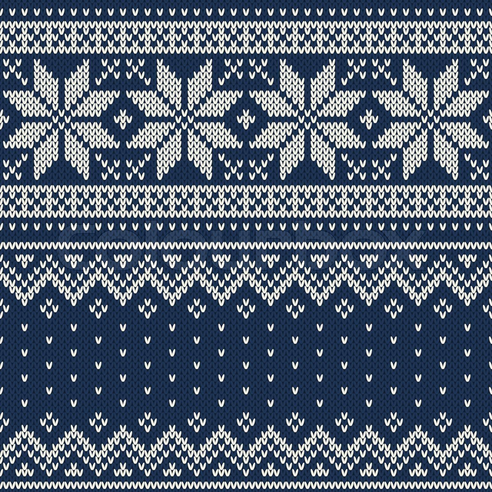 Seamless knitted pattern. Wool Sweater 