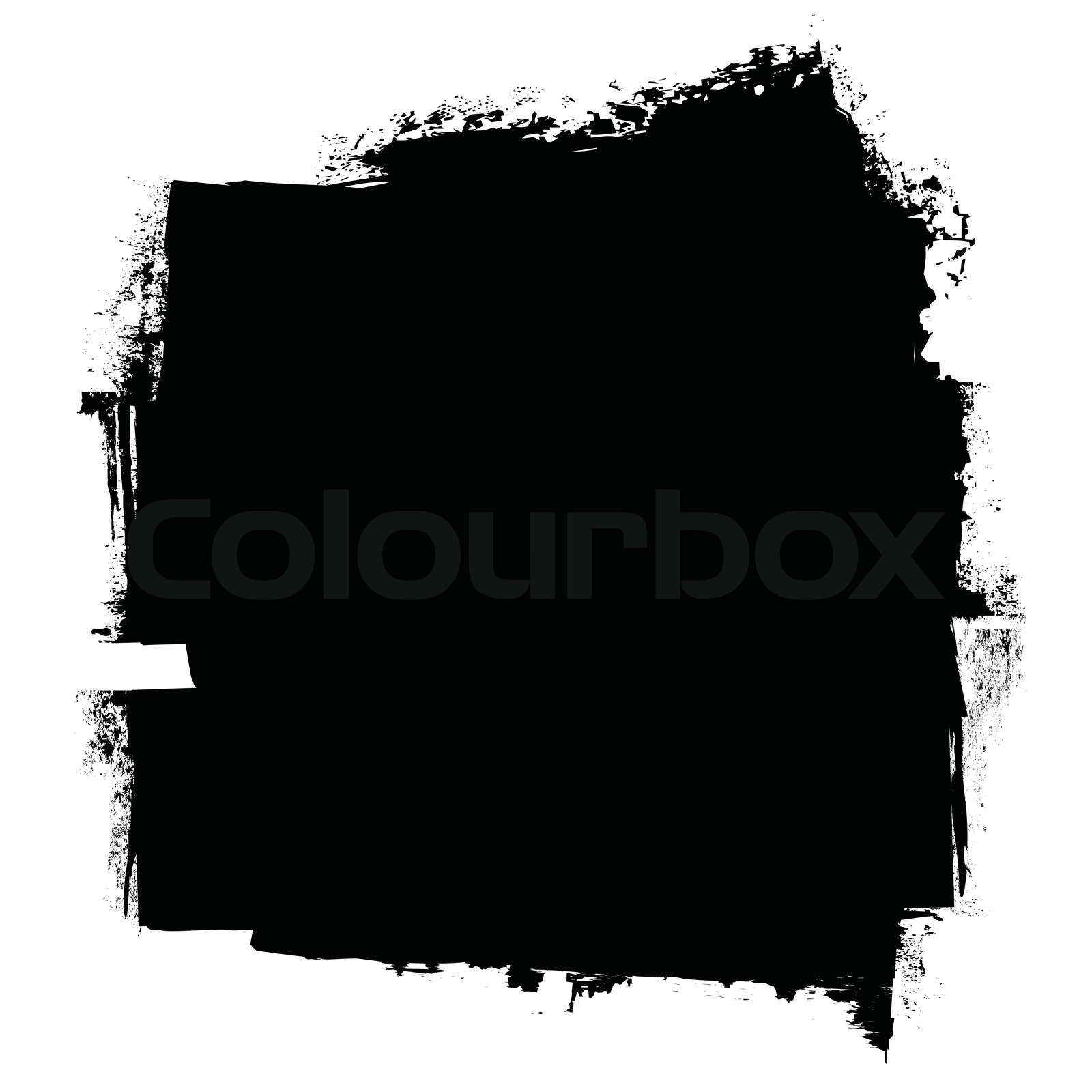 grunge black roller marks with ink effect background Stock vector