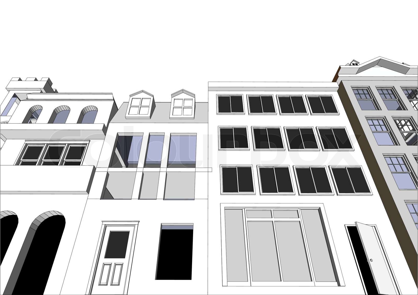 3d Architects Vector Stock Vector Colourbox