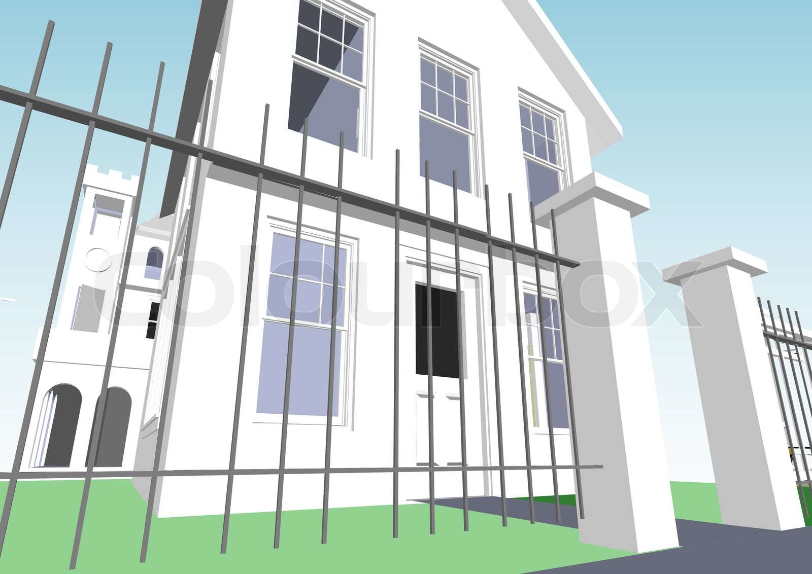 3d Architects Vector Stock Vector Colourbox