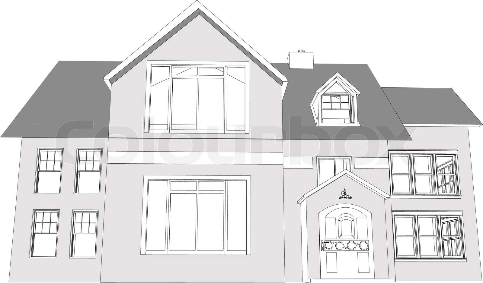 3d Architects Vector Stock Vector Colourbox