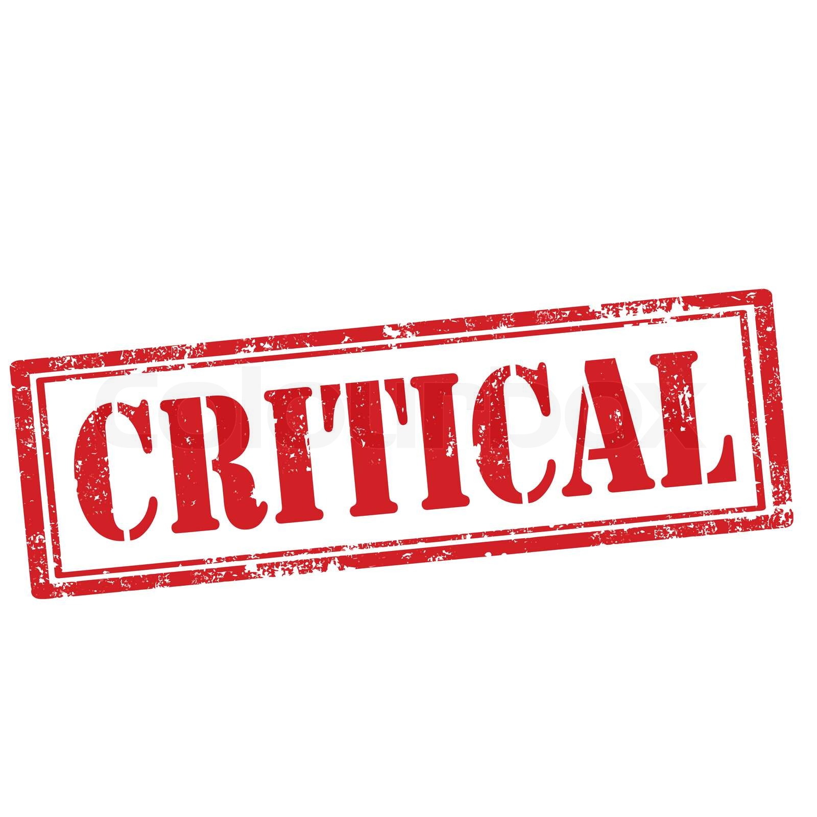 Critical-stamp | Stock vector | Colourbox