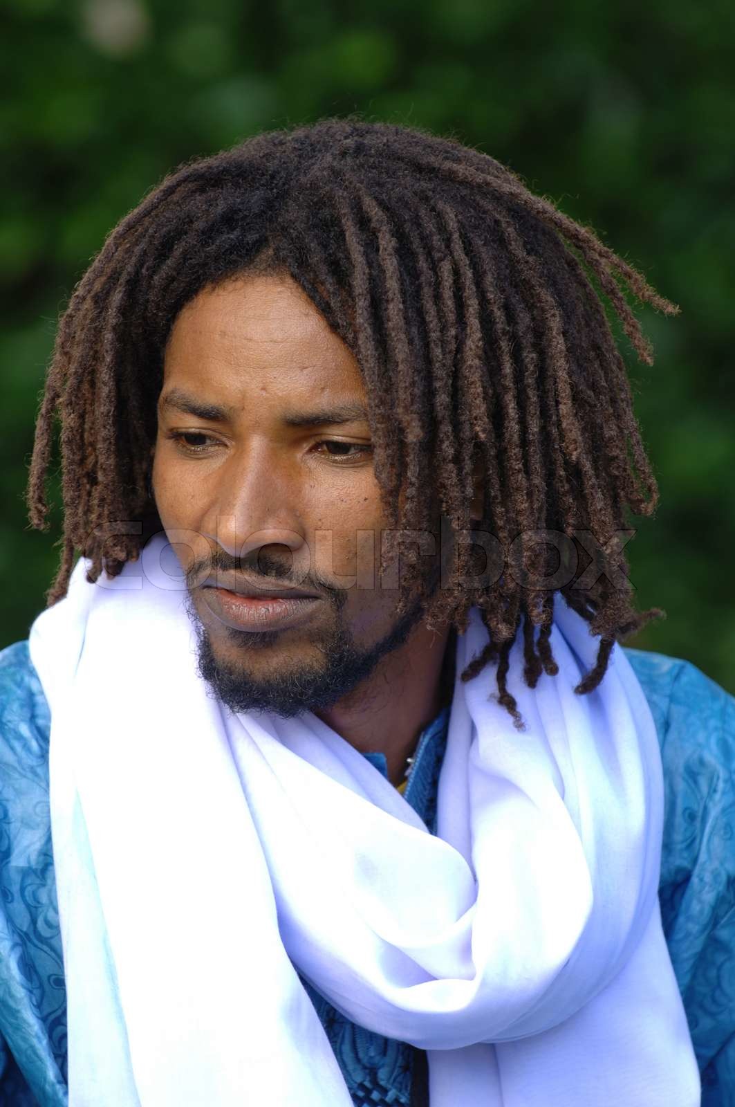 afrikanisch, schwarz, frisur Stock Bild Colourbox