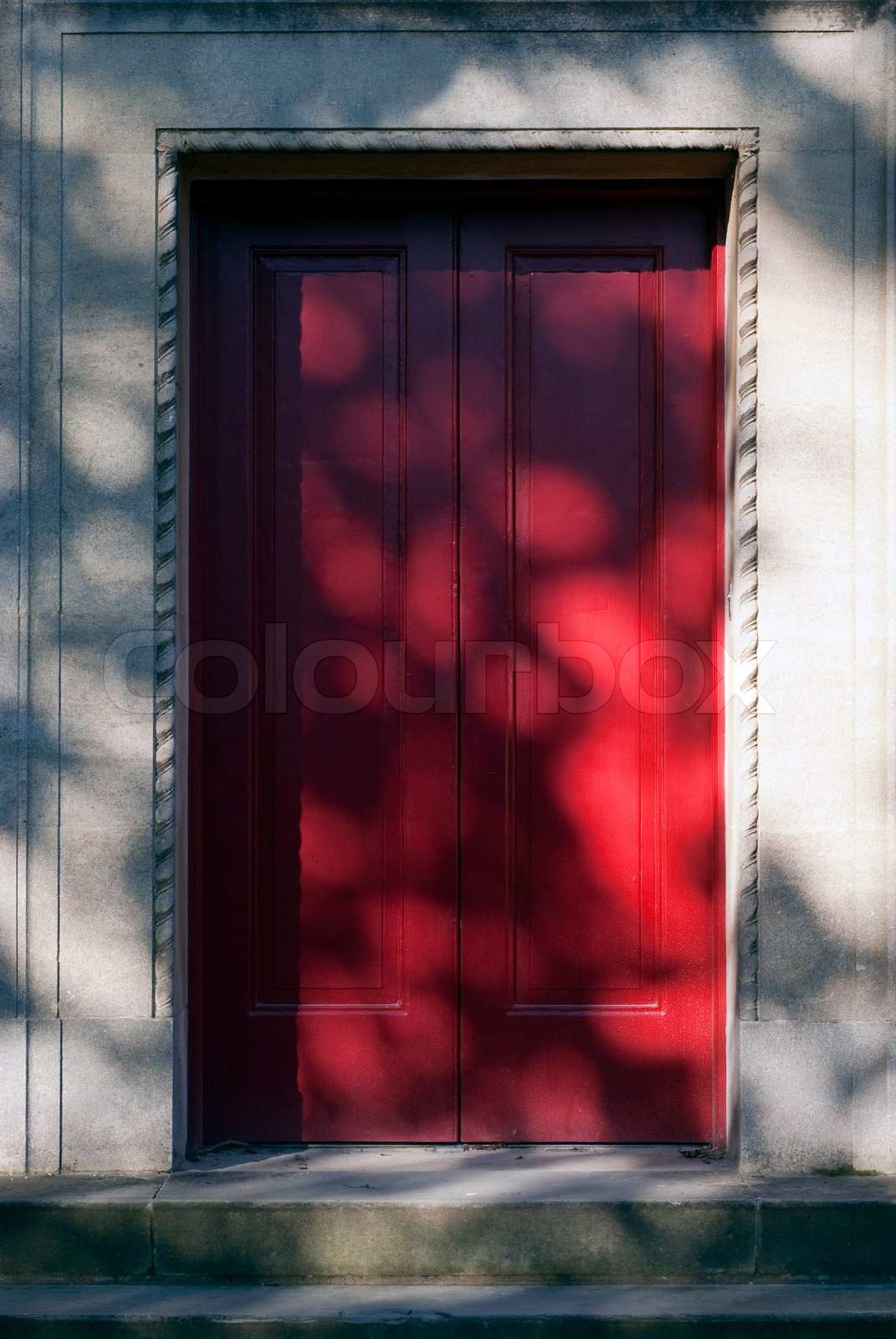 Red Door Stock image Colourbox