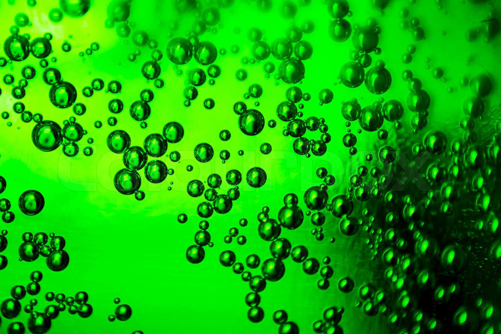 Bubbles in soft drinks Stock image Colourbox