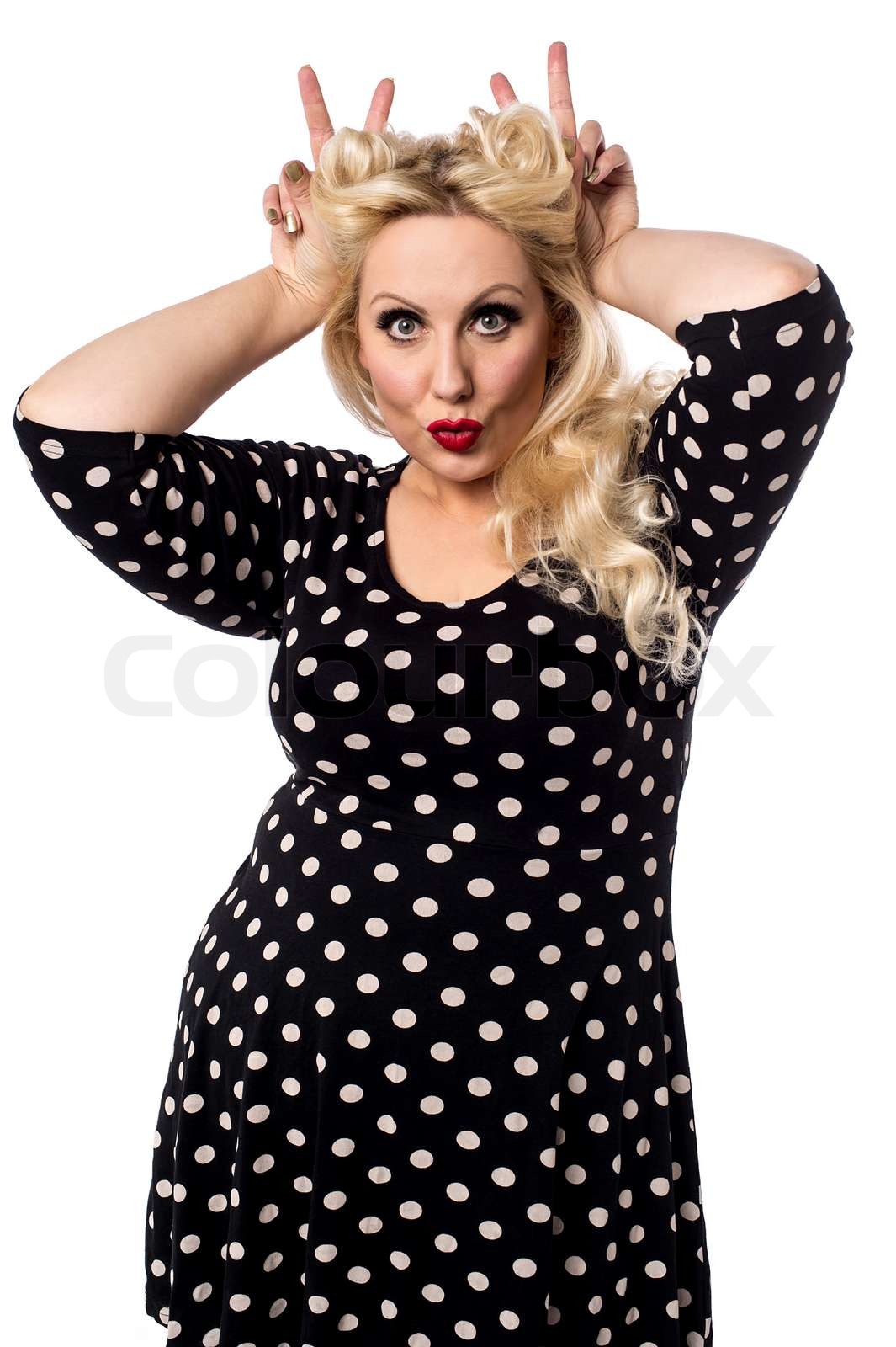This is an horny posture ! | Stock image | Colourbox
