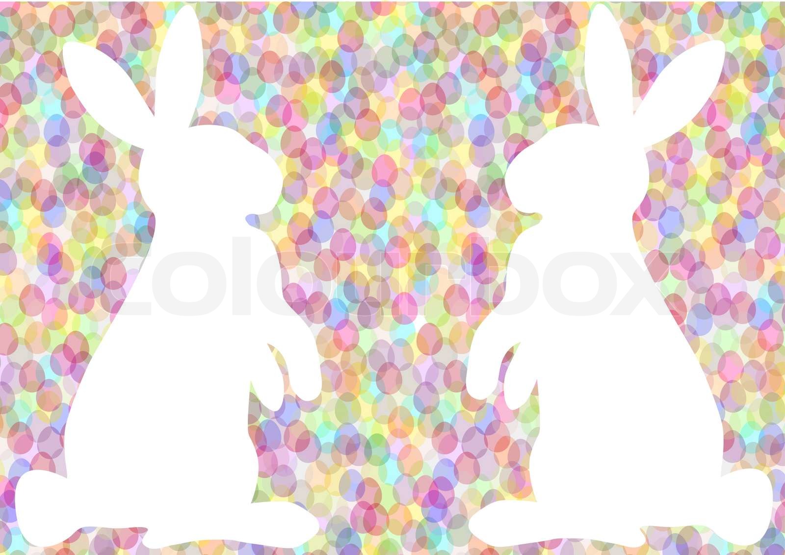 Easter Background Stock Vector Colourbox