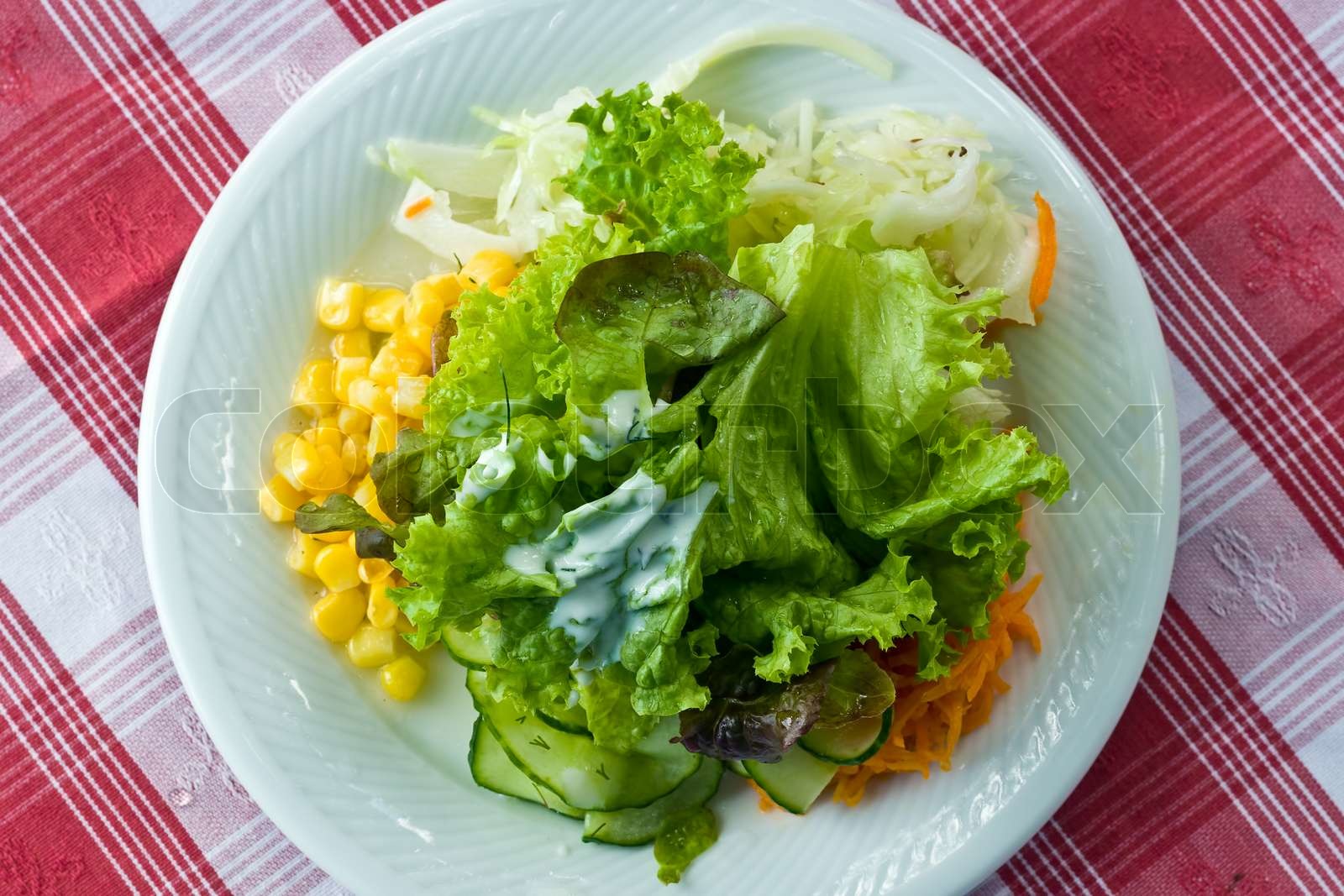 Gemischter Salat | Stock image | Colourbox
